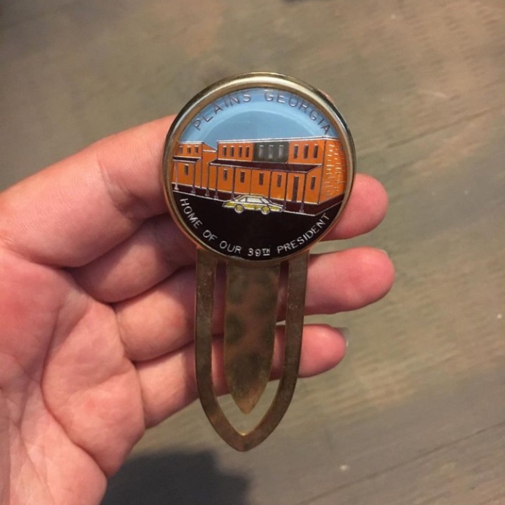 Plains Georgia bookmark